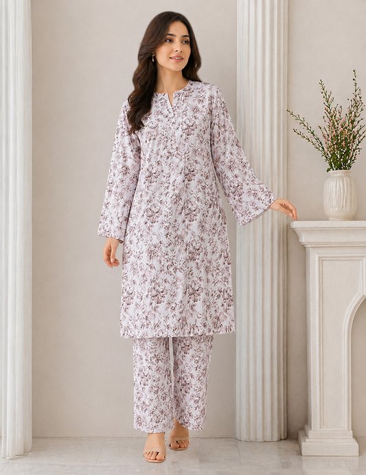 Daily Wear Lawn 2-Piece Unstitched Suit: LWN-081
