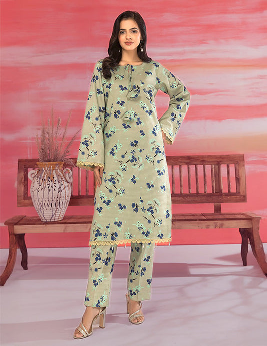 Daily Wear Lawn 2-Piece Unstitched Suit: LWN-071