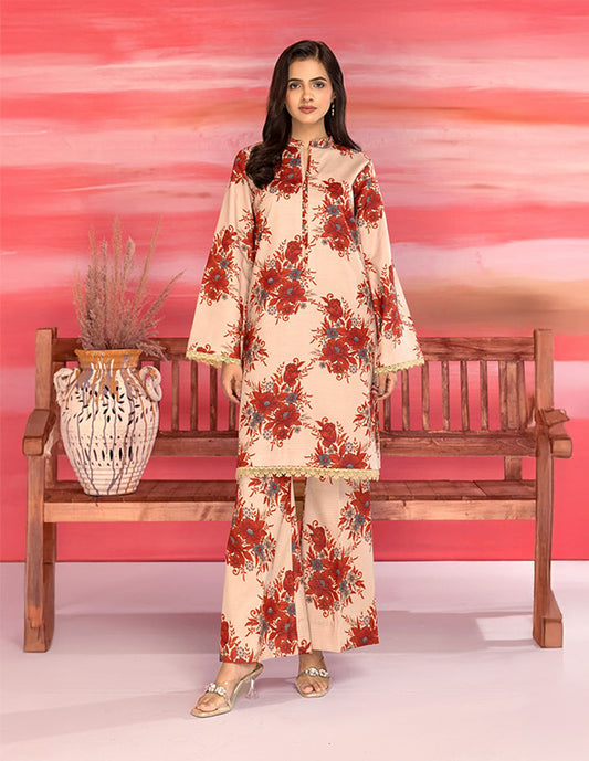 Daily Wear Lawn 2-Piece Unstitched Suit: LWN-072