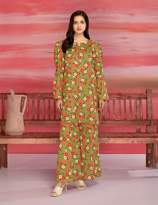 Daily Wear Lawn 2-Piece Unstitched Suit: LWN-073