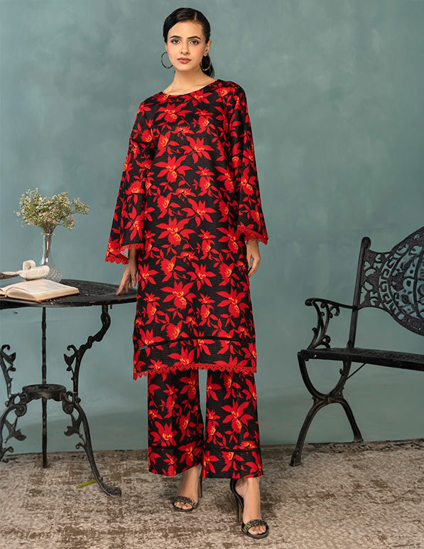 Daily Wear Lawn 2-Piece Unstitched Suit: LWN-079